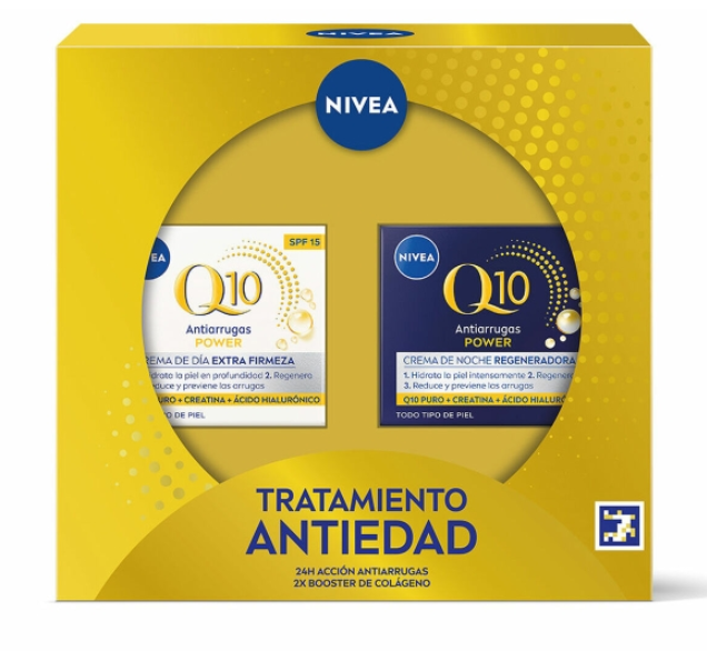 Make-Up Set Nivea Q10 ANTI-ARRUGAS 2 Pieces